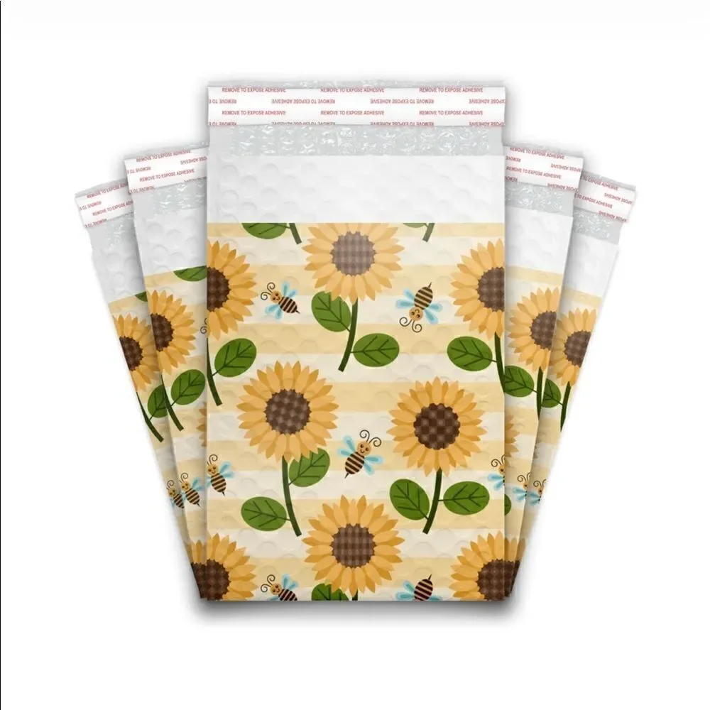 Poly mailers MIX 10x13 plus bubble 6x9 35 stickers
